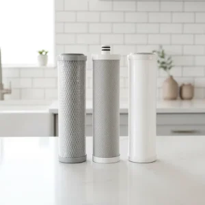 NSF CTO Carbon Block Filter Cartridge for Chlorine, Lead, and Odor Removal, Universal Fit