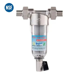 NSF Certified Best Automatic Large Prefilter Stainless Steel Screen Front Water Purifier Sediment Treatment Filters Outdoor