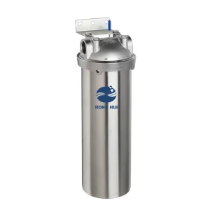 NSF Certified HMS 10B Stainless Steel Whole House Filter Housing 3000 GPD Flow Rate 550ml Capacity