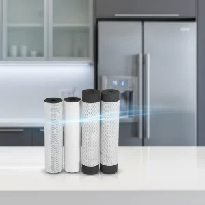 NSF Certified Internal Activated Carbon Refrigerator Filter Manual Electric Power for RV Car Outdoor Use Odor Removal