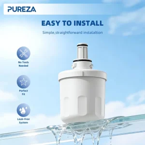 NSF Certified Refrigerator Water Filter for Z010 Plastic Activated Carbon 6-Month Filter Life