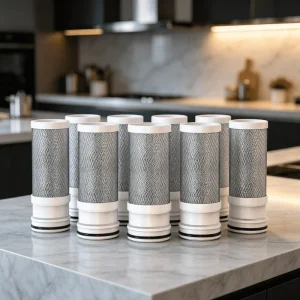 NSF Certified Sintered Carbon Block Filter Cartridges Manufacturer Offering Custom Dimensions OEM Water Filtration Core