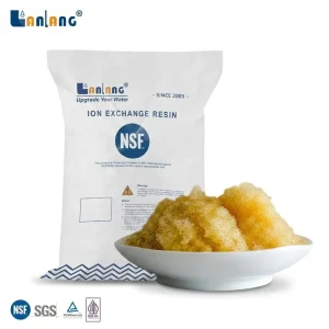 NSF Food Grade 001*7 Gel-Type Strong Acid Cation Exchange Resin for Water Softener Filter
