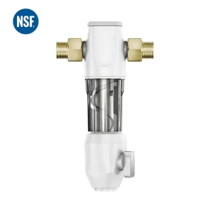 NSF Full House Manual Water Filters Inline Sediment Pre Filter with Faucet Tap Purifier Pre Filters for Household Outdoor RV