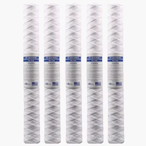 NSF PP Reverse Osmosis Sediment String Wound Yarn Water Filter Cartridge Replacement 0.5-150 Micron 50 GPD