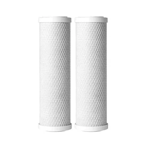 NSF RoHS Certified CTO Activated Carbon Block Water Filter Cartridge for Sink, Home, and Hotel Replacement
