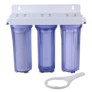 NW PR203 Three Stages Under Sink Type Home Water Purifier Filter Machine with 3 Transparent Visualization Enclosures
