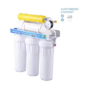 NW-RO50-NP36 50/75/100 GPD 5-Stage Under-Sink Reverse Osmosis Water Filter System Self-Cleaning Electric Faucet