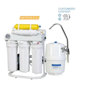 [NW RO50 S A1]Factory Household 5 Stage 7 Stage Under Sink Type Ro Water Filter Purifier System for Home Drinking Under Sink