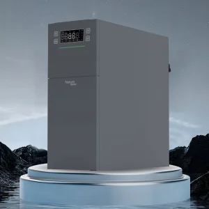 Naturewater SS G2 Dual Tank Electric Automatic Water Softener System Compact High Capacity Stainless Steel Design