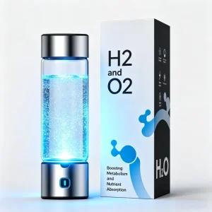 New 5th generation Borosilicate Glass Hydrogen rich Water Cup Dual purpose Hydrogen Water Generator 460ml Capacity