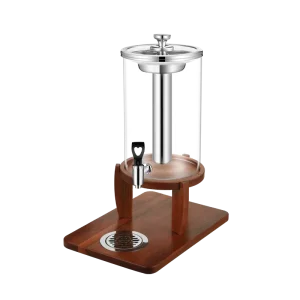 New Arrival Food Grade 10L High Borosilicate Glass Drink Beverage Water Dispenser With Tap Commercial Cold Juice Dispenser