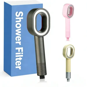 New Design High End Handheld Shower Filter Head High Pressure Chlorine Remove Vitamin C Water Purifier Shower Filter