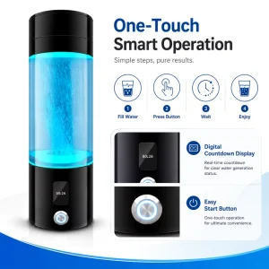 New Design Hydrogen Water Bottle SPE PEM Portable Hydrogen Water Generator Bottle