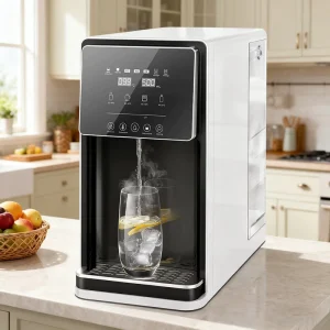 New Electric Countertop Water Dispenser High Quality Glass Desktop Hot Cold Water Filter for Home Use