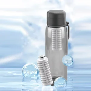 New Mode Alkaline Water Filter Survival Straw Water Filter Bottle Outdoor Hiking Camping