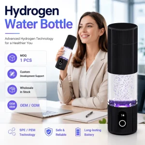 New PEM SPE Hydrogen Water Bottle 6000ppb High Concentration Portable Water Electrolysis Flask for Healthy Drinking