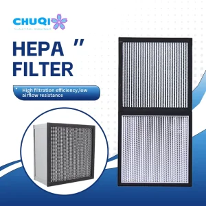 New ULPA Air Filter U17 Golden Supplier Laminar Flow Hood Cleanroom Fiberglass Media H13 99.99% Efficiency Mini pleat Hepa