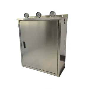 New Zealand 3 Stage Big Blue Whole House Water Filter 20″ with Stainless Steel Cabinet