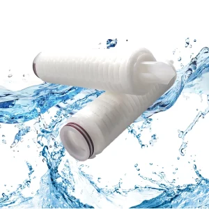 OEM 0.01 Micron 10 to 40 Inch PP Membrane Pleated Filter Cartridge 500 LPH for RO Prefiltration