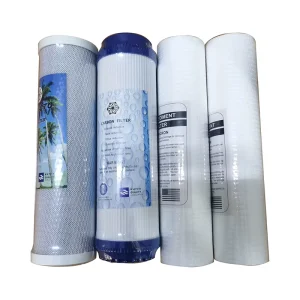 OEM 10-Inch 2.5-Inch and 4.5-Inch Coconut Shell Activated Carbon CTO PP Sediment Water Filter Cartridge Set