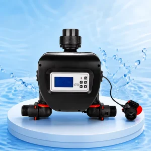 OEM 17000L/Hour Industrial Filtration System ABS 220V LCD Electronic Water Softening Valve