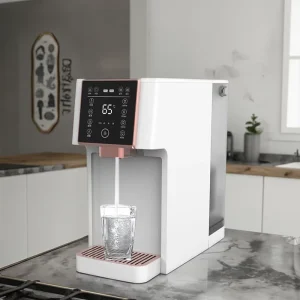 OEM 3 Stage Smart Electric Water Purifier Dispenser RO Filter System Household Hotels RVs German Operating Language Plastic