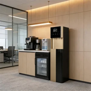 OEM Commercial Electric 2.5L Hot and Cold Drinking Water Dispenser with Stainless Steel Housing for Office, Household, and Hotel Use
