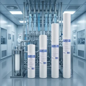 OEM Custom PP Melt Blown Filter Cartridge for Semiconductor Filter Equipment
