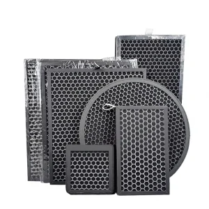 OEM Deodorization Honeycomb Activated Carbon Filter Media Coconut Shell Carbon for Benzene Formaldehyde & TVOC