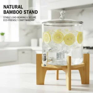 OEM Dispenser with Tap Portable Party Home Glass Drink Wine Beverage Soda Fruit Juice Jug Fancy Drinkware Utensils