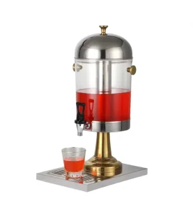 OEM Factory Direct Stock VNTKITCHEN SYLR1502 Food Grade PC Commercial Ice Cooled Juice Water Dispenser Buffet Use