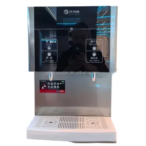 OEM Factory Supply Wall Mounted Stainless Steel Water Cooler Dispenser Hot Cold Dispensing 12L Tank Commercial Grade 220V 2 Taps