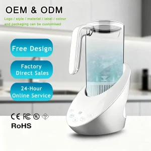 OEM New Products High Purity H2 1.6L 2000ppb PEM SPE Hydrogen Water Generator Bottle Pitcher Hydrogen Generator
