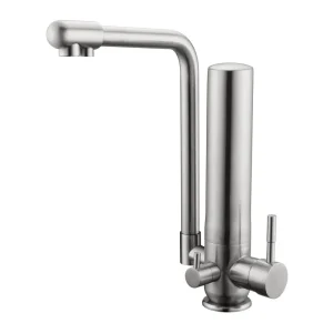 OEM ODM AB10A 10 Inch Pull Out Stainless Steel Water Purifier Ceramic Cartridge Filter Kitchen Faucet
