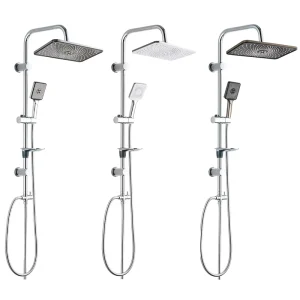 OEM ODM Bulk Order Factory Price Simple Shower Set with Rainfall Head Handheld Spray Thermostatic Mixer Bathroom Use