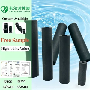 OEM ODM Custom Size Activated Carbon Block Filter Cartridge High Iodine Value CTO for Water Treatment