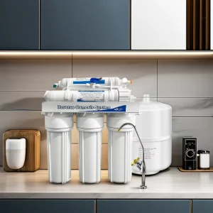 OEM Smart Under Sink 5 Stage Alkaline Reverse Osmosis Water Purifier with 75GPD Electric System for Household Use