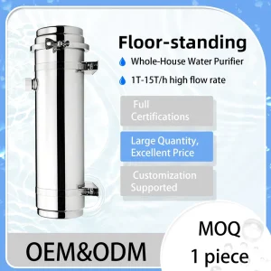 OEM Washable Multi Source PVDF Water Filter System Water Purifier Water Filter for Well Muddy Water