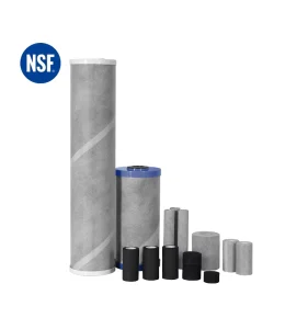 OEM&ODM Factory Direct Sales NSF Sintered Coconut Shell Charcoal ACF 5 10 20 40 Inch Water Filter Cartridge and Carbon Block