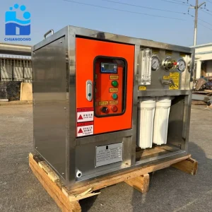 Offshore Fishery Processing Water Fully Automatic 1.5TPD Containerized Seawater RO System