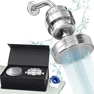 One Set Universal Vitamin Shower Filter with Shower Head