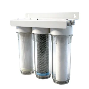 Orange Manufacturer Home Use Triple Simple 3 Stage Tankless Countertop Water Filter Purification for Household System