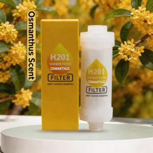 Osmanthus Fragrance Shower Aromatherapy Shower Head Filter Purification Dechlorination Skin Beautifying Booster for Apartment