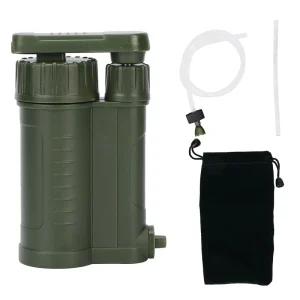 Outdoor Camping Hiking No-Power Water Filter and Purifier for Emergency Rescue and Field Survival