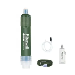 Outdoor Camping Mini Water Filtration System Filter Straw