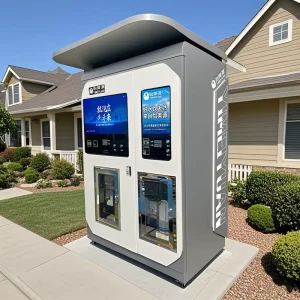 Outdoor Intelligent Self-Service RO Water Purification Station UV Water Vending Machine