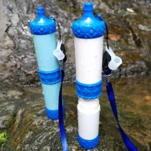 Outdoor Mini Straw Water Filter Portable Hiking Water Purifier for Emergency Supplies