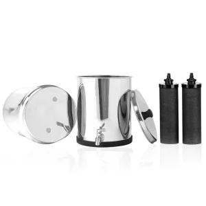 Outdoor Portable Stainless Steel Gravity-Fed Water Filter