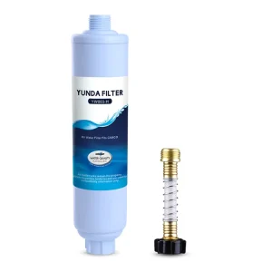 Outdoor RV Garden SPA KDF Marine Water Filter with Flexible Hose Protector